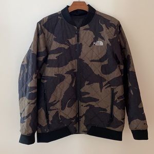 Reversible North Face Bomber Jacket